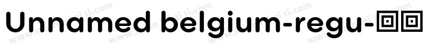 Unnamed belgium-regu字体转换